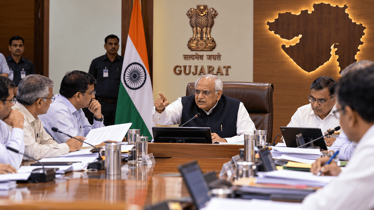 Gujarat CM Gives Strict Instructions to Secretaries Gujarat CM Gives Strict Instructions to Secretaries