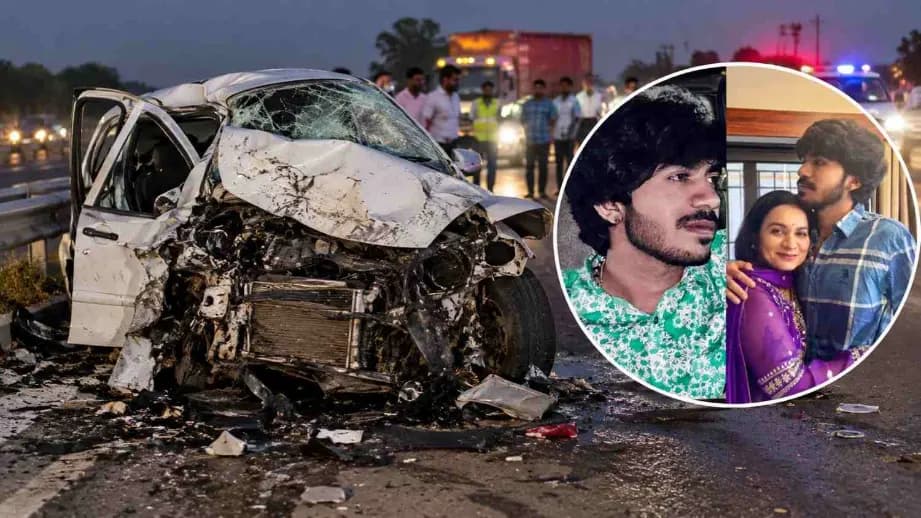 Two Killed in Rajkot Highway Crash Including Singer Meera Ahir Brother Two Killed in Rajkot Highway Crash Including Singer Meera Ahir Brother