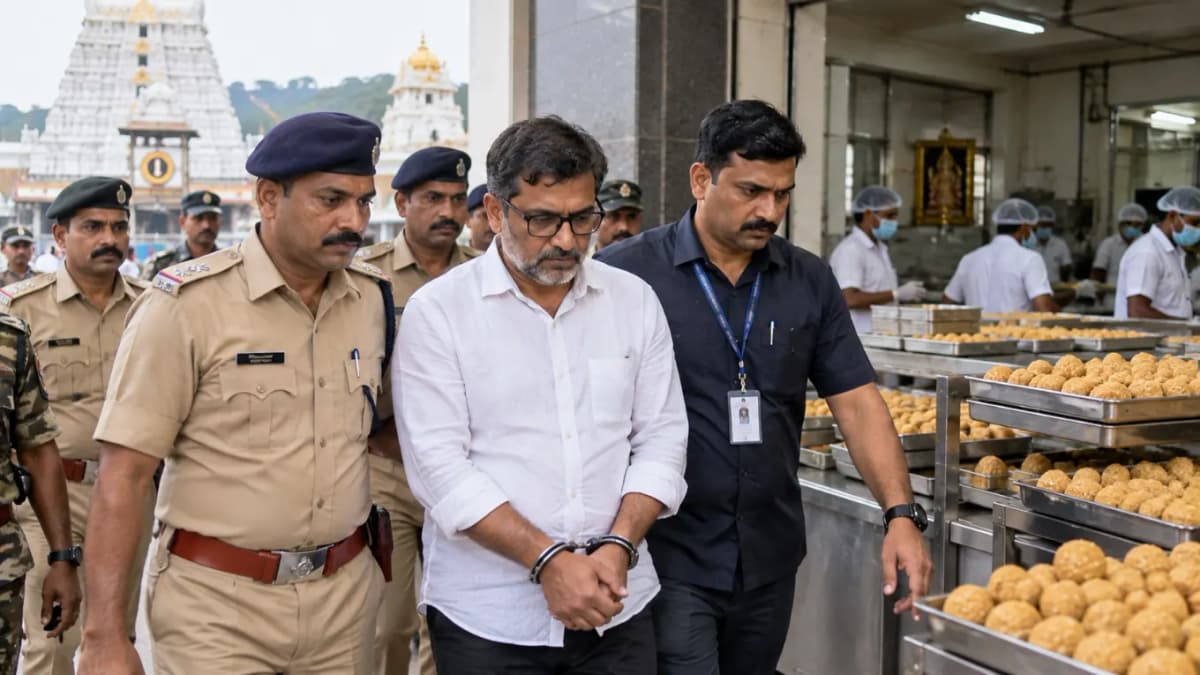 Sukriti Foods Promoter Arrested in Tirupati Laddu Ghee Case