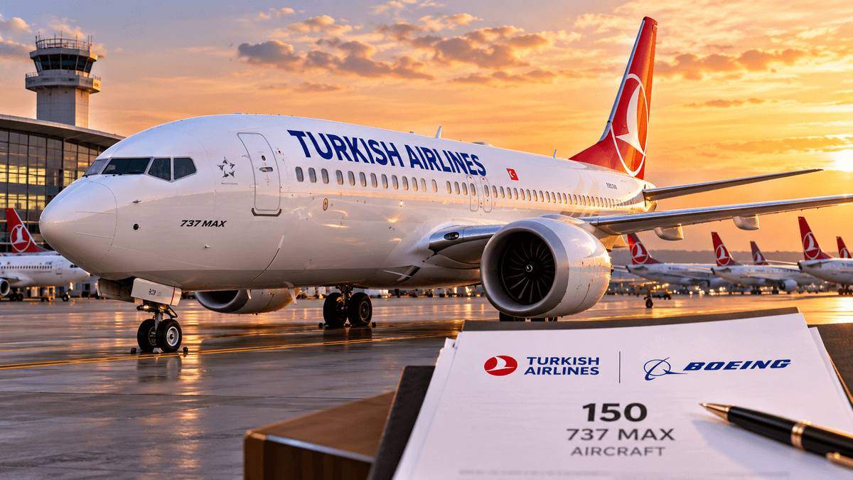 Turkish Airlines Announces Major Order for 150 Boeing 737 MAX Jets Turkish Airlines Announces Major Order for 150 Boeing 737 MAX Jets