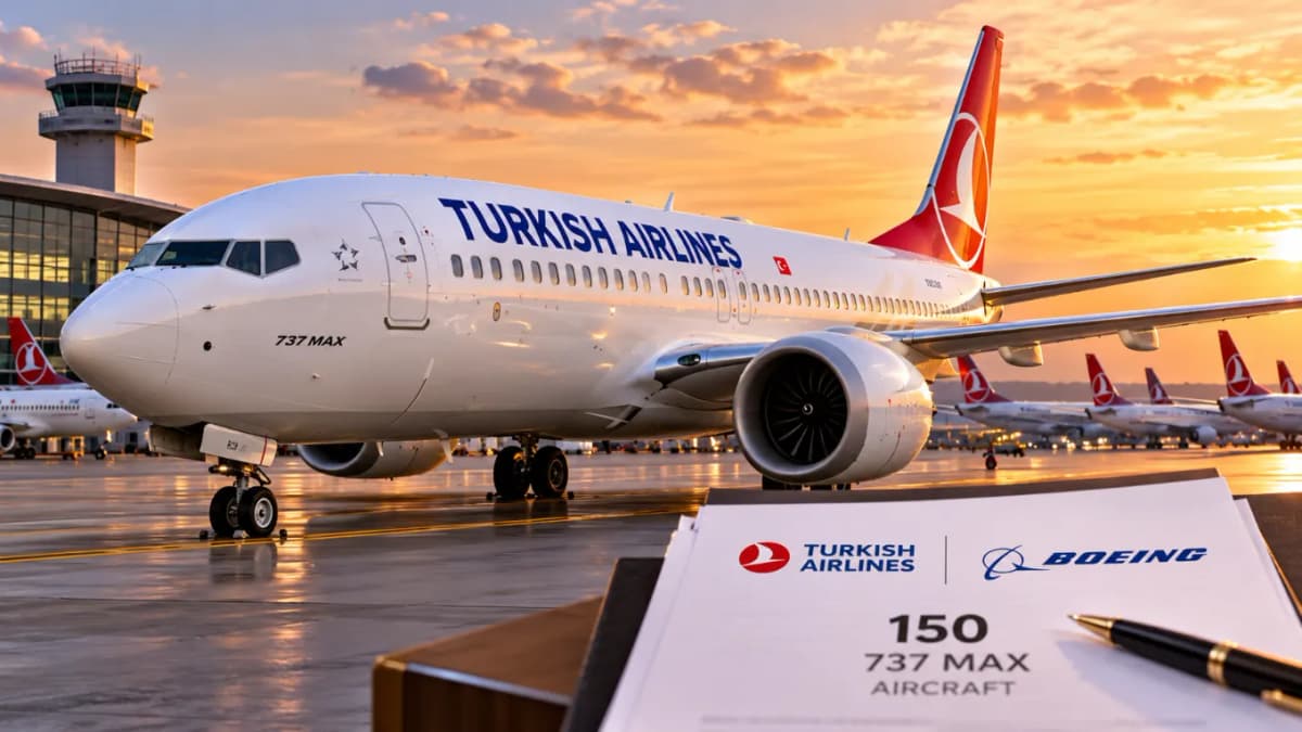 Turkish Airlines Announces Major Order for 150 Boeing 737 MAX Jets Turkish Airlines Announces Major Order for 150 Boeing 737 MAX Jets