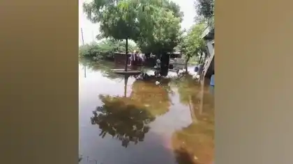 Students Forced to Walk Through Dirty Water to Reach School in Matoda
