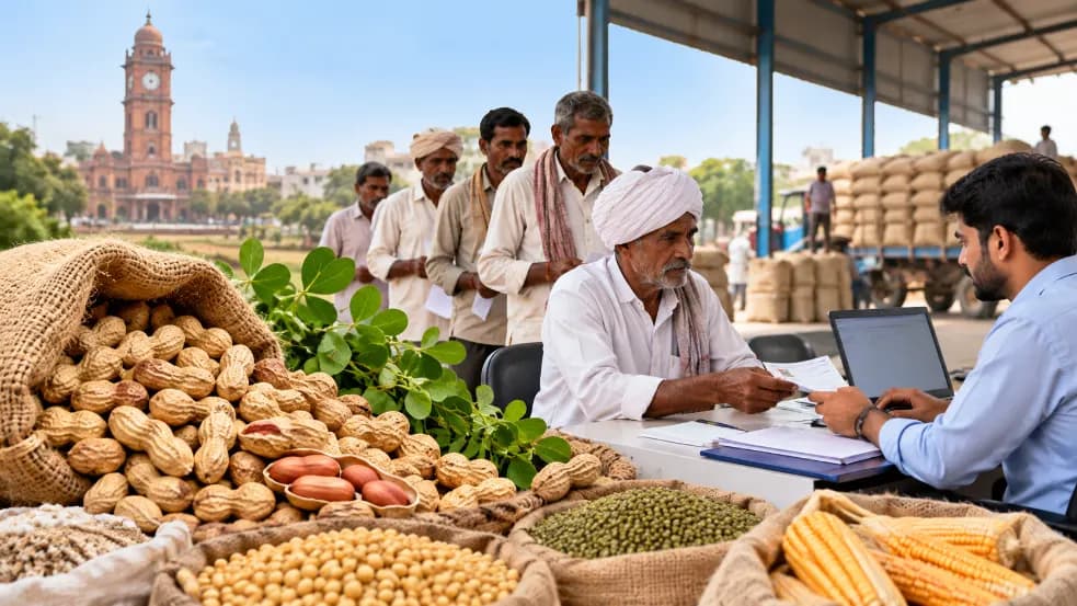 Registration for Groundnut and Other Crop Prices for Farmers in Rajkot Begins