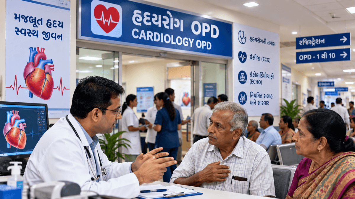 New Cardiology OPD Opens at Surat New Civil Hospital New Cardiology OPD Opens at Surat New Civil Hospital