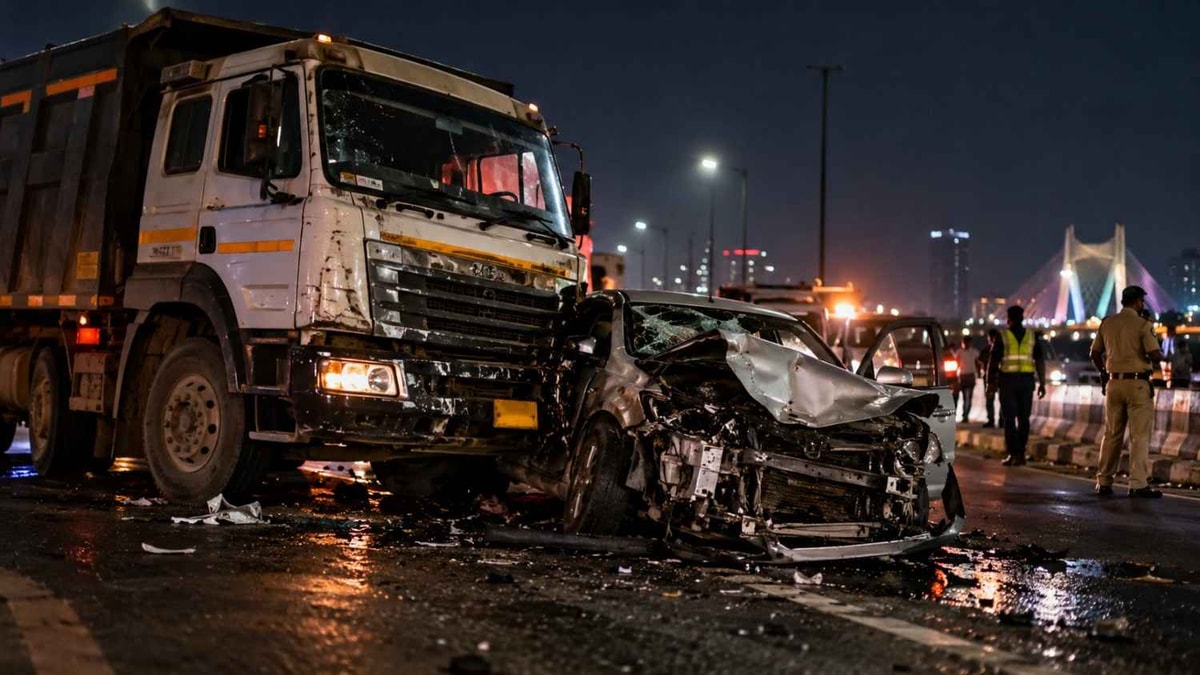 Heavy Vehicles Claim 270 Lives in Ahmedabad Over Five Years After 11 PM Heavy Vehicles Claim 270 Lives in Ahmedabad Over Five Years After 11 PM