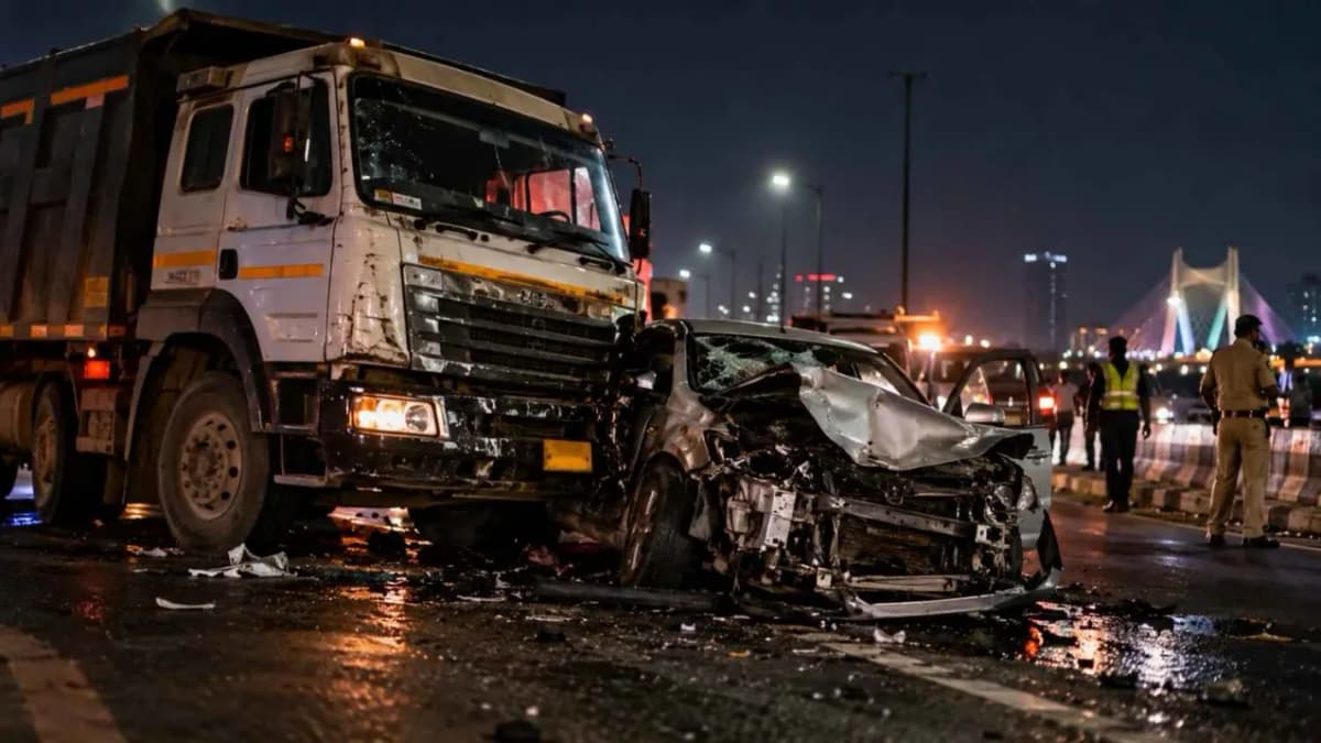 Heavy Vehicles Claim 270 Lives in Ahmedabad Over Five Years After 11 PM Heavy Vehicles Claim 270 Lives in Ahmedabad Over Five Years After 11 PM