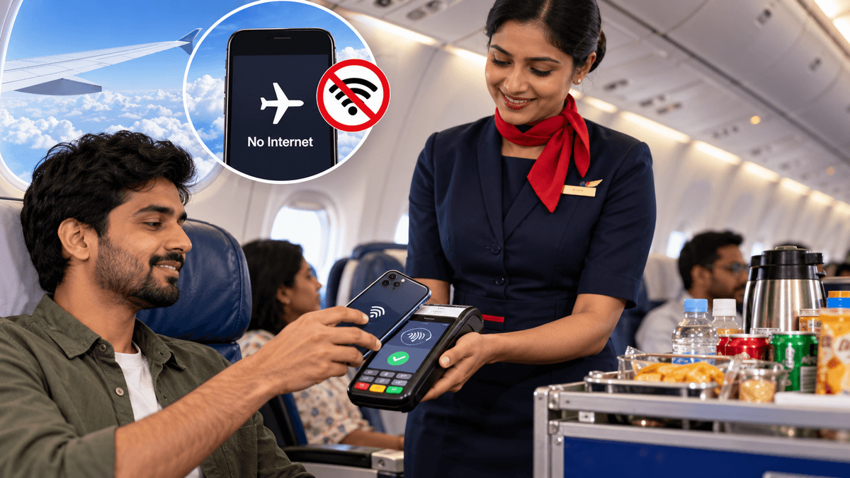 Internet-Free Payments on Flights: New Facility for Passengers Internet-Free Payments on Flights: New Facility for Passengers