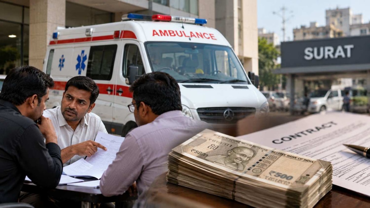 Surat Financier Alleges ₹66 Lakh Ambulance Investment Fraud Surat Financier Alleges ₹66 Lakh Ambulance Investment Fraud