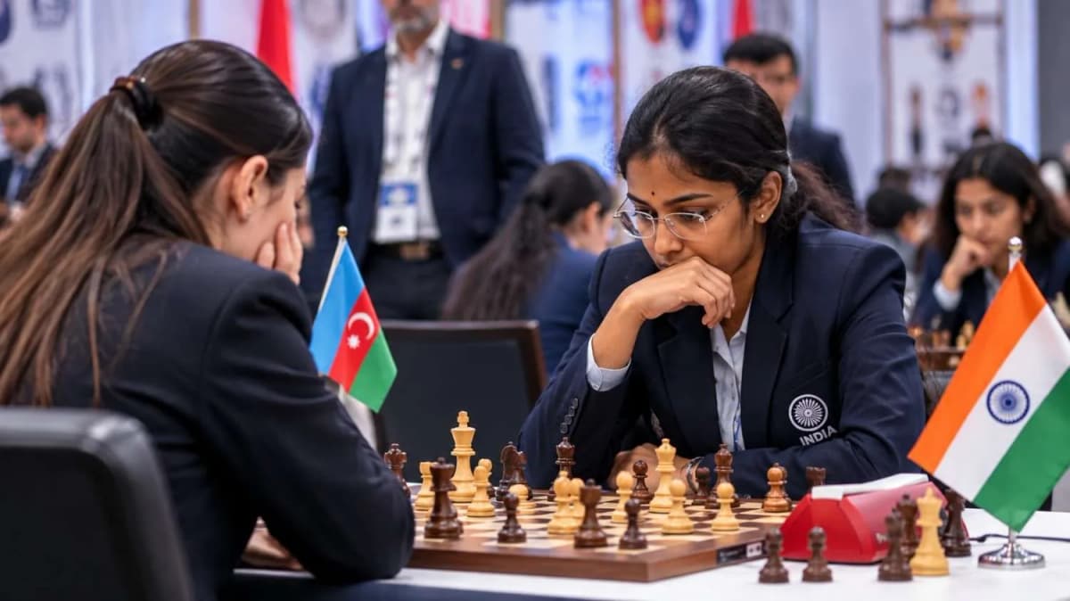 India Draws Azerbaijan in Chess Olympiad, Savita Shri Wins Seventh Straight India Draws Azerbaijan in Chess Olympiad, Savita Shri Wins Seventh Straight