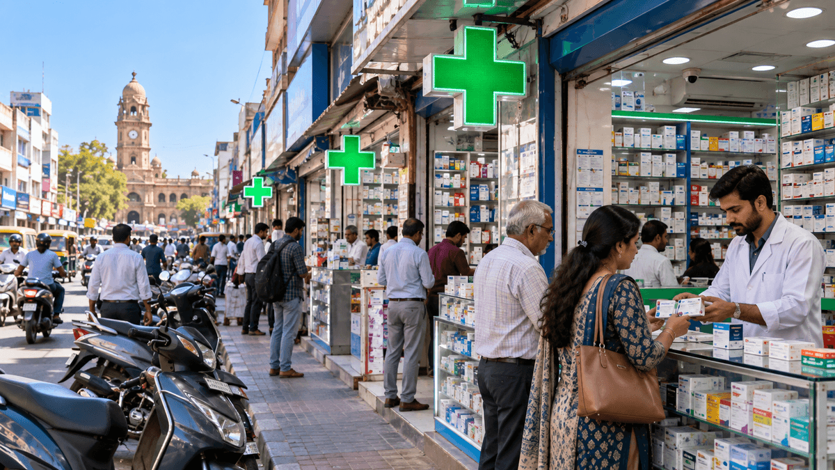 The Number of Medical Stores in Rajkot Reaches 1500 The Number of Medical Stores in Rajkot Reaches 1500