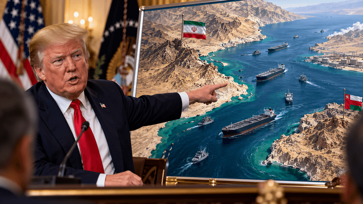 Donald Trump Renames Strait of Hormuz to 'Trump Strait' Donald Trump Renames Strait of Hormuz to 'Trump Strait'