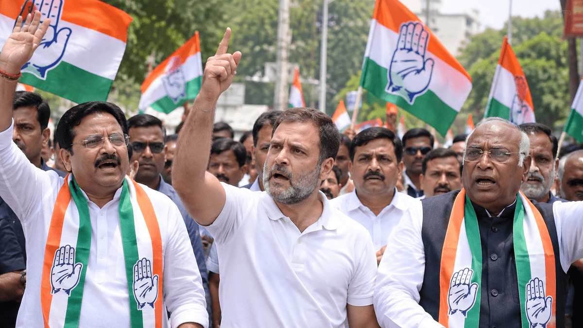 Congress Protests in Gujarat, Demands CEC Gyanesh Kumar’s Resignation Congress Protests in Gujarat, Demands CEC Gyanesh Kumar’s Resignation