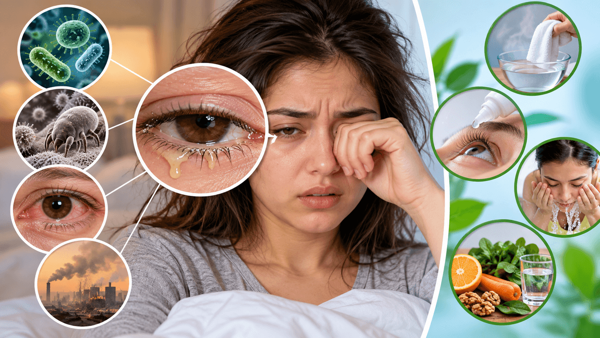 Eye Discharge in the Morning: Causes and Remedies Eye Discharge in the Morning: Causes and Remedies