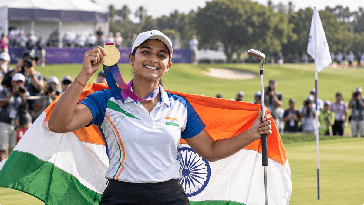 Pranavi Urs Creates History with Gold Medal in Women’s Golf at Asian Games 2026 Pranavi Urs Creates History with Gold Medal in Women’s Golf at Asian Games 2026