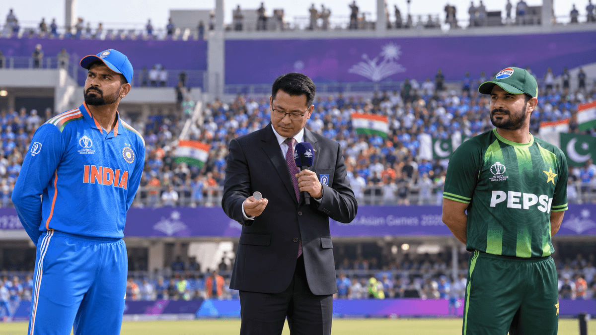 Shreyas Iyer and Sahibzada Farhan Skip Handshake During India-Pakistan Final Shreyas Iyer and Sahibzada Farhan Skip Handshake During India-Pakistan Final