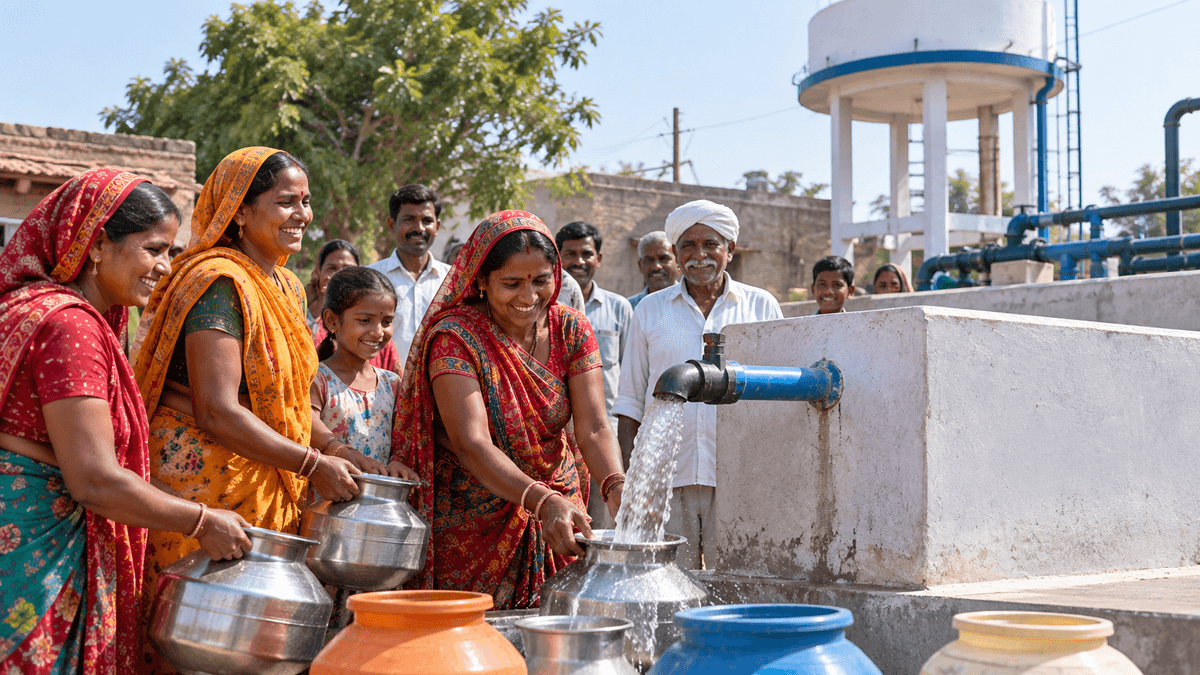 Gandhinagar’s Bilodra Village Resolves 40-Year Water Crisis for 50 Families Gandhinagar’s Bilodra Village Resolves 40-Year Water Crisis for 50 Families