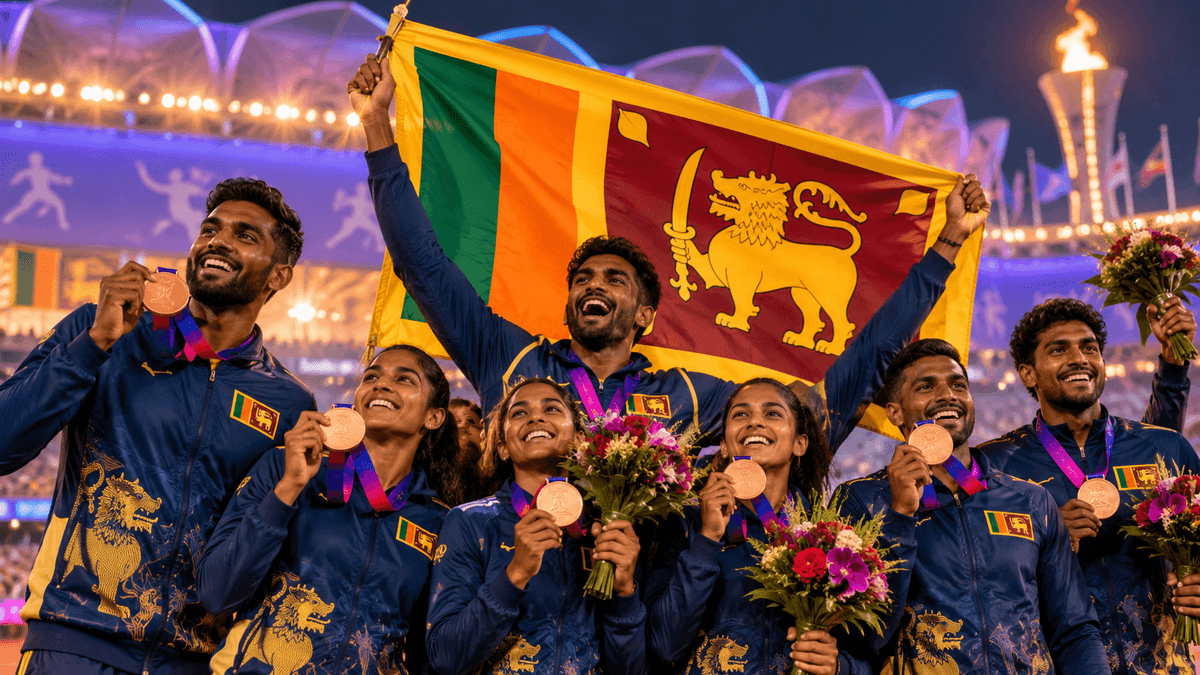 Sri Lanka Wins Bronze Medal at Asian Games Sri Lanka Wins Bronze Medal at Asian Games