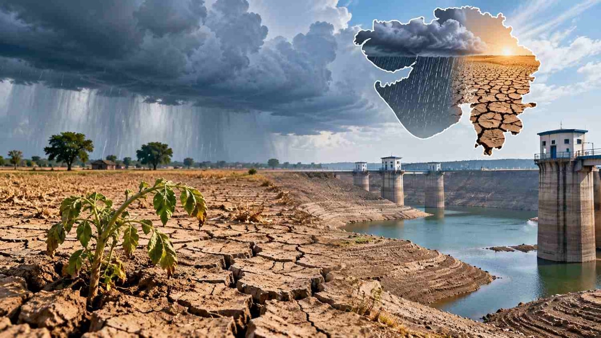 Gujarat Faces Drought Concerns as Rainfall Deficit Reaches 10% Gujarat Faces Drought Concerns as Rainfall Deficit Reaches 10%