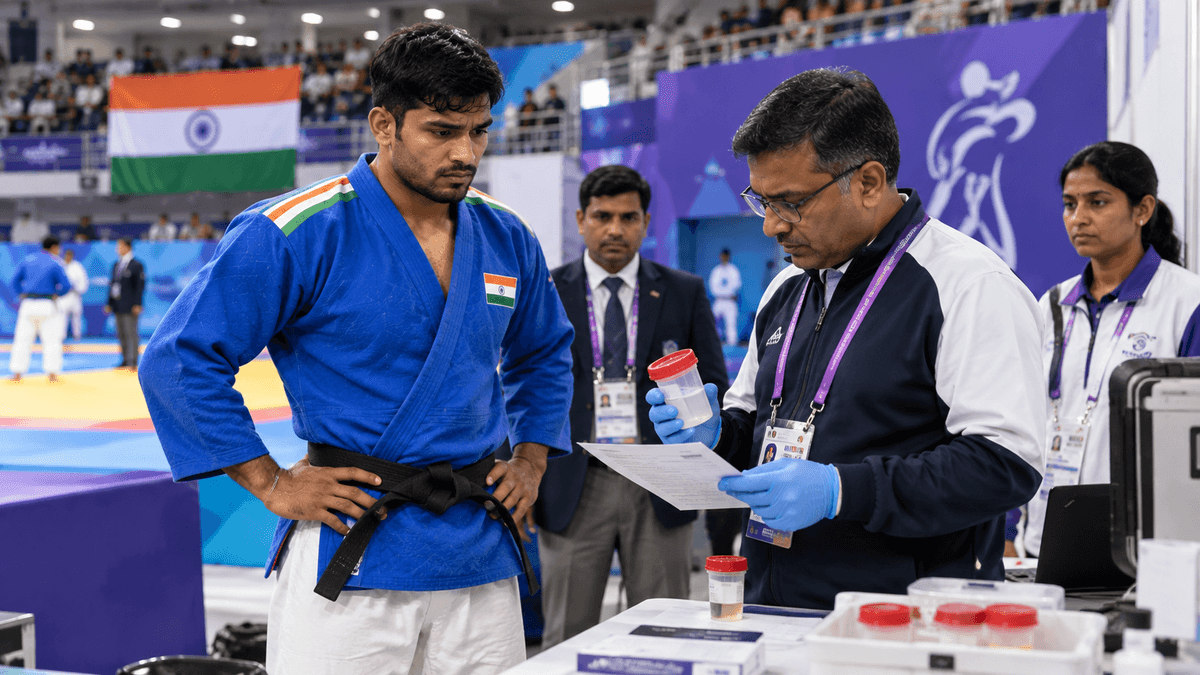 Indian Kurash Athlete Yashkumar Chauhan Provisionally Suspended After Failed Doping Test Indian Kurash Athlete Yashkumar Chauhan Provisionally Suspended After Failed Doping Test