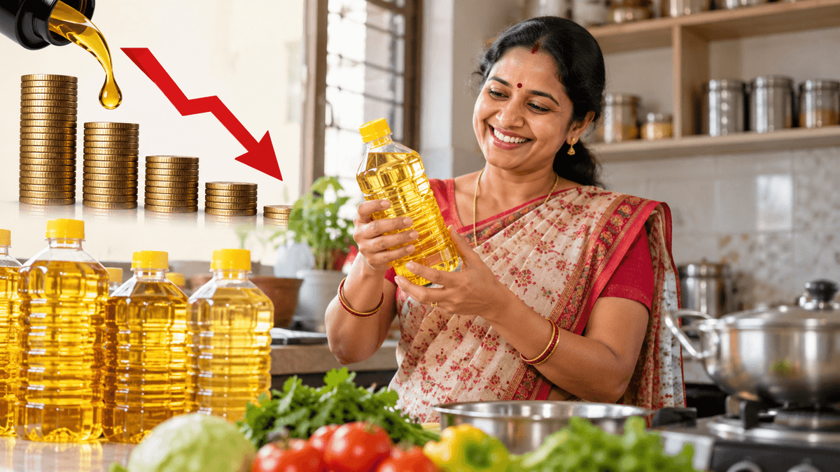 Significant Drop in Oil Prices in Rajkot Brings Joy to Homemakers Significant Drop in Oil Prices in Rajkot Brings Joy to Homemakers