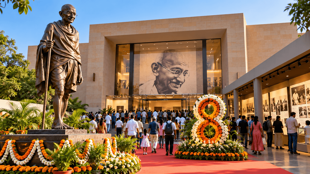 Gandhi Museum Celebrates Eighth Anniversary with 394,000 Visitors Gandhi Museum Celebrates Eighth Anniversary with 394,000 Visitors