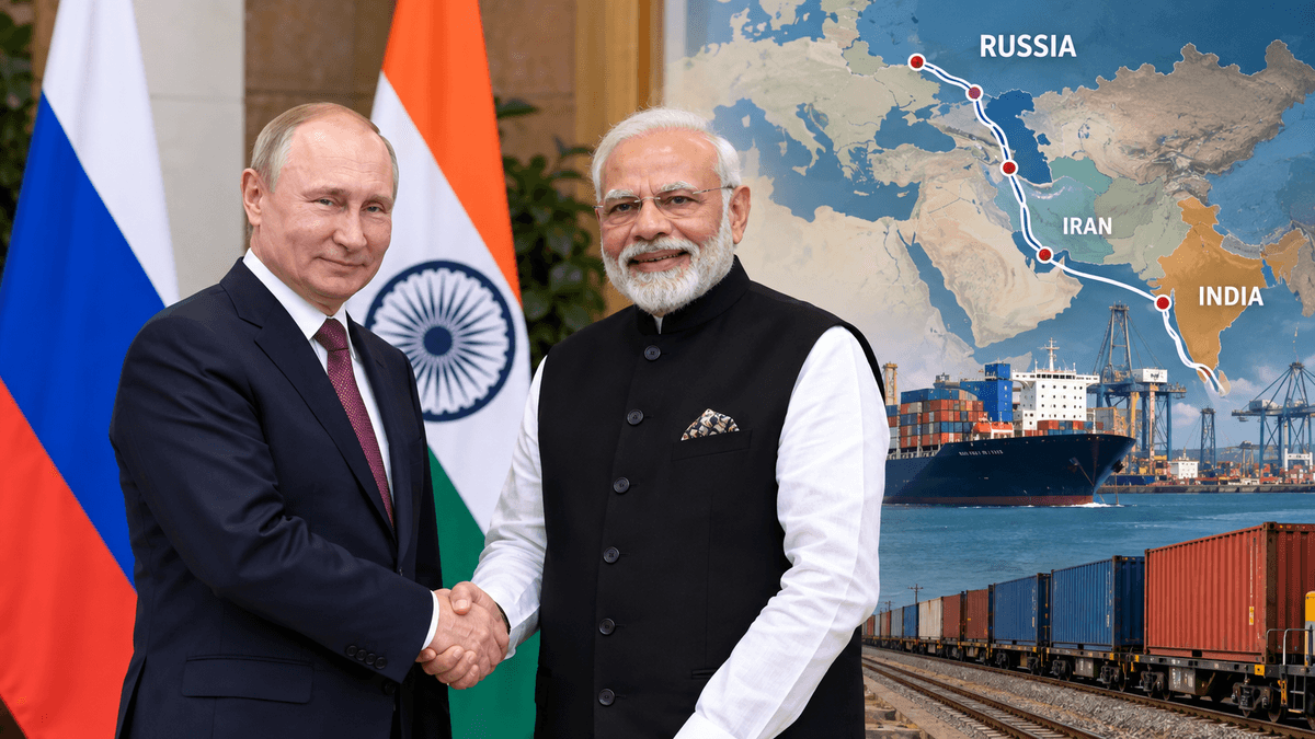 Putin Highlights New Trade Corridors to Strengthen India-Russia Trade Putin Highlights New Trade Corridors to Strengthen India-Russia Trade