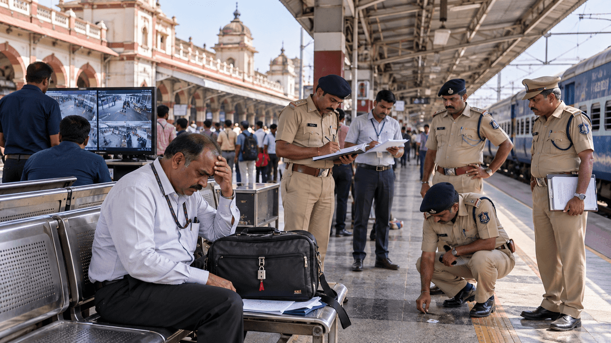 Diamonds Worth ₹15 Lakh Stolen from Angadia Employee at Ahmedabad Kalupur Railway Station Diamonds Worth ₹15 Lakh Stolen from Angadia Employee at Ahmedabad Kalupur Railway Station