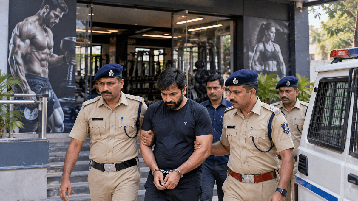 Surendranagar Gym Blackmail Case: Owner Amin Multani Arrested Surendranagar Gym Blackmail Case: Owner Amin Multani Arrested