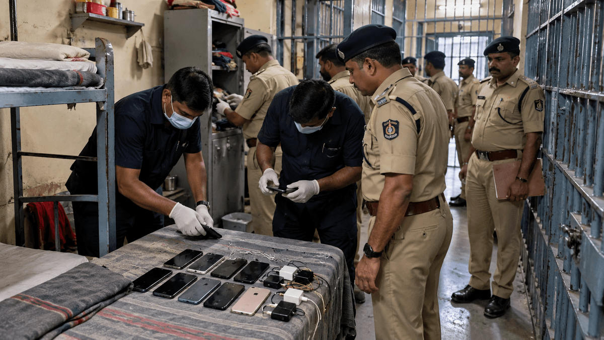 Vigilance Team Raids Surat's Lajpore Jail, Finds 11 Mobile Phones Vigilance Team Raids Surat's Lajpore Jail, Finds 11 Mobile Phones