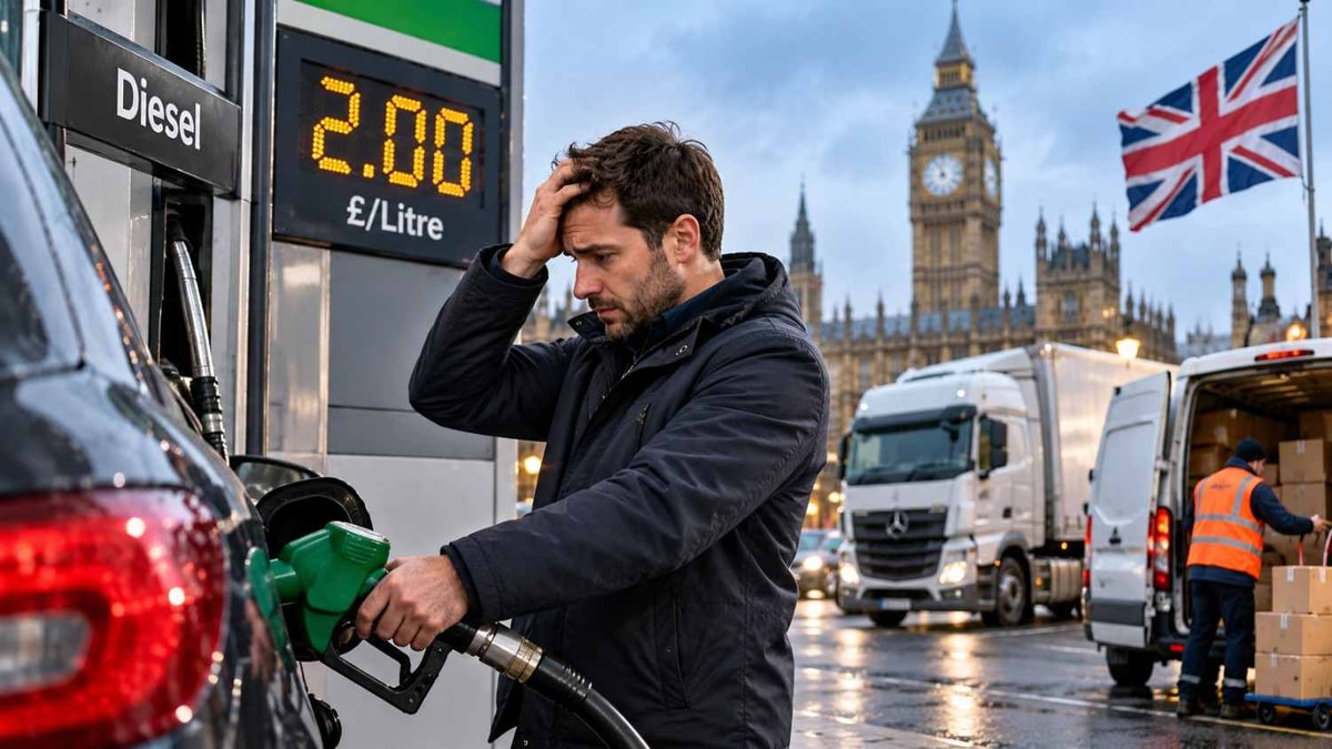 UK Diesel Prices Surpass £2 Per Liter for the First Time UK Diesel Prices Surpass £2 Per Liter for the First Time