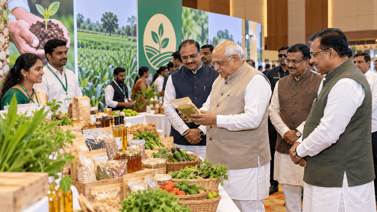 Launch of 100 Natural Farming Sales Centers at 'Best Atma Award' Ceremony in Gandhinagar Launch of 100 Natural Farming Sales Centers at 'Best Atma Award' Ceremony in Gandhinagar