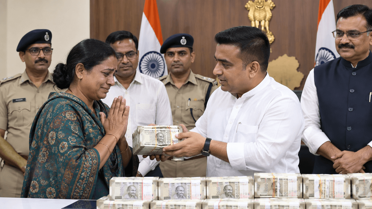 Surat Police Recover ₹14.28 Lakh Stolen Cash and Return It to Woman Surat Police Recover ₹14.28 Lakh Stolen Cash and Return It to Woman