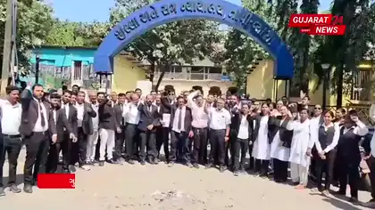 Lawyers Protest Gujarat Rent Bill-2026, Vyara Bar Association Supports
