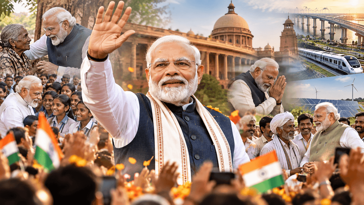 Prime Minister Modi Celebrates 25 Years in Public Service Prime Minister Modi Celebrates 25 Years in Public Service