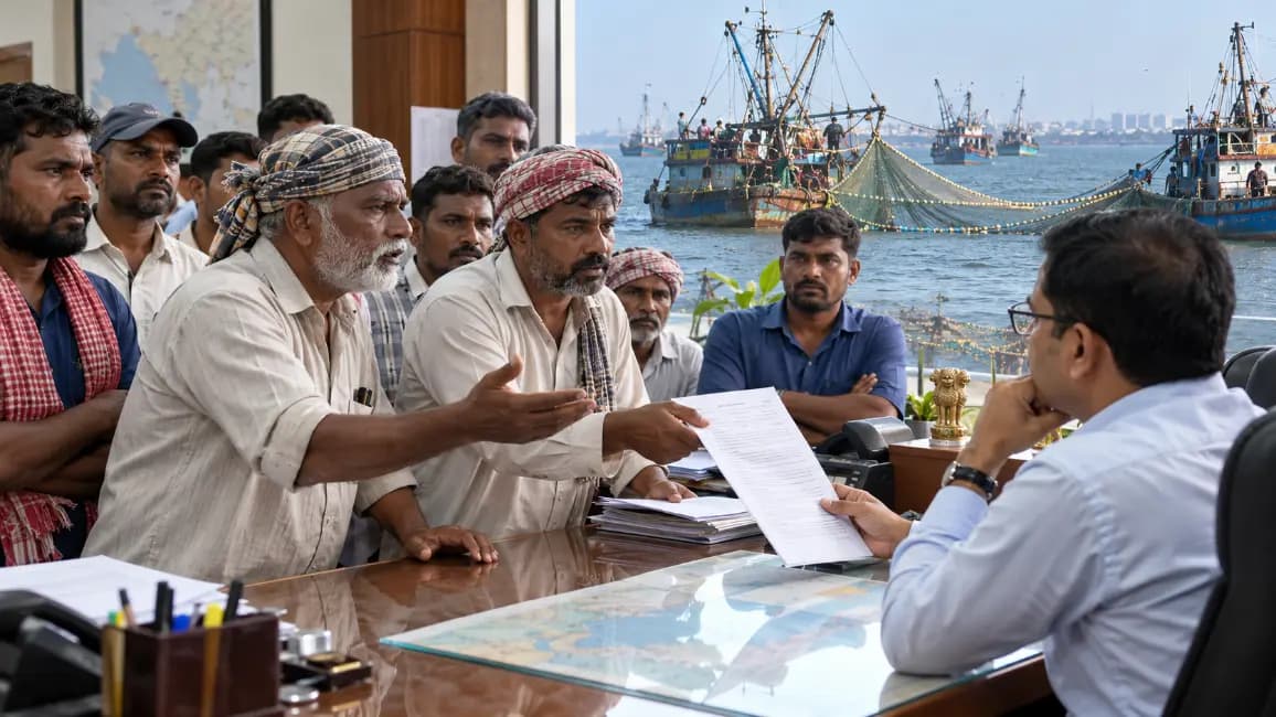 ‘Net War’ Among Surat Fishermen, Representation Against Jafrabad Fishermen