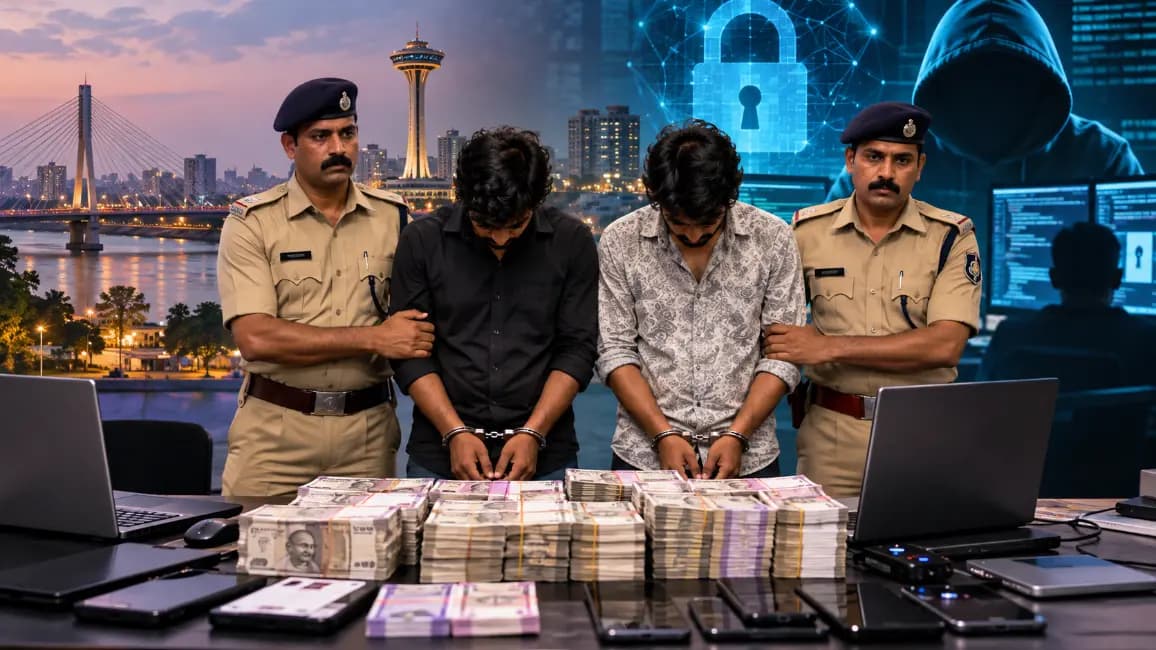 Two Arrested in 2.7 Million Rupee Cyber Fraud in Surat Two Arrested in 2.7 Million Rupee Cyber Fraud in Surat