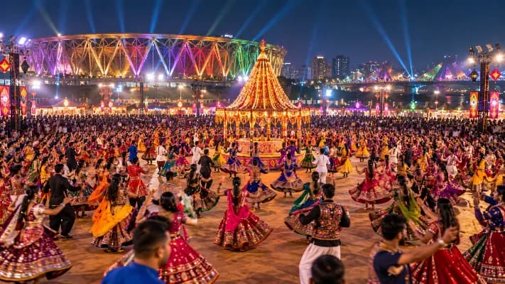 Unique Transformation of Navratri Garba Event in Ahmedabad