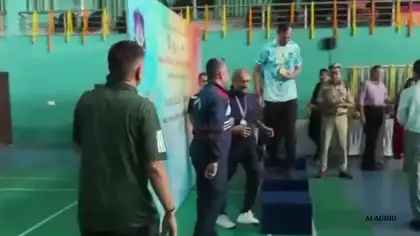 Junagadh Range Wins Gold Medal in DG Cup Table Tennis