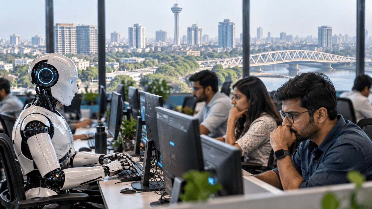 AI Raises Job Concerns for Ahmedabad’s 45,000 IT Professionals AI Raises Job Concerns for Ahmedabad’s 45,000 IT Professionals