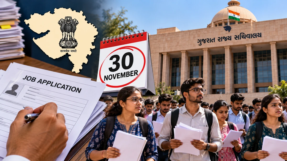 Gujarat Government Prepares for Large-Scale Recruitment, Departments Asked to Report Vacancies by November 30 Gujarat Government Prepares for Large-Scale Recruitment, Departments Asked to Report Vacancies by November 30