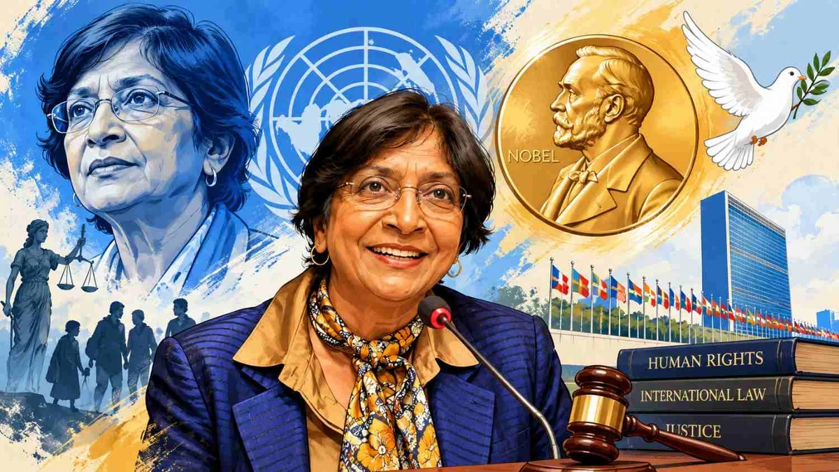 Indian-Origin Navi Pillay Wins 2026 Nobel Peace Prize Indian-Origin Navi Pillay Wins 2026 Nobel Peace Prize