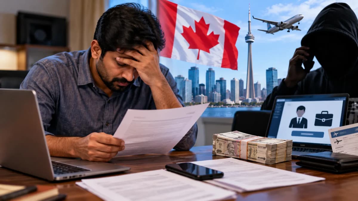 Gota Resident Loses ₹17.3 Lakh to Fake Job Offer in Canada Gota Resident Loses ₹17.3 Lakh to Fake Job Offer in Canada