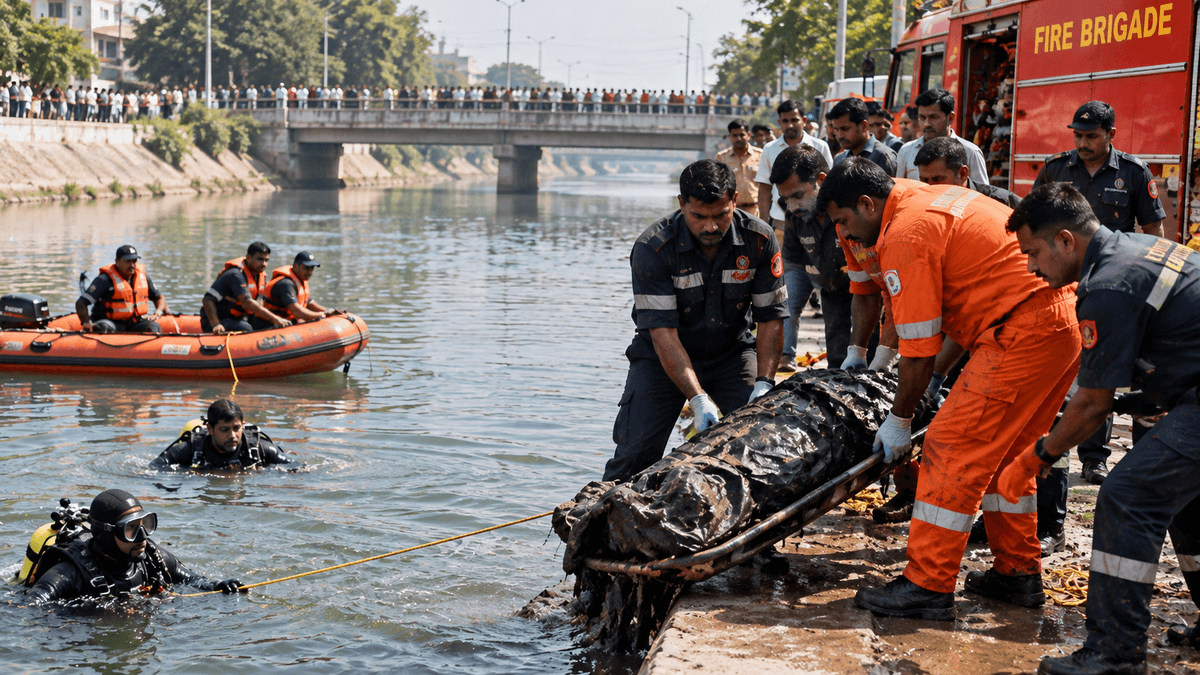 30-Year-Old Man Found Dead in Ankodia Canal Near Vadodara After Four-Hour Search 30-Year-Old Man Found Dead in Ankodia Canal Near Vadodara After Four-Hour Search