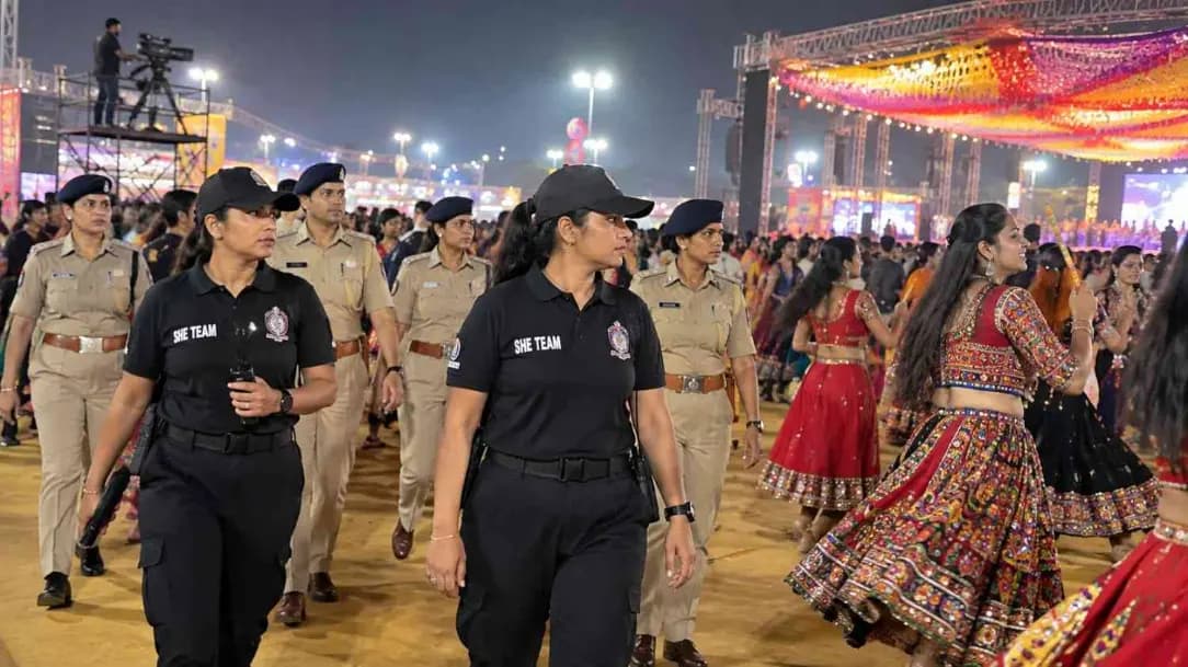 Rajkot Police Strengthen Women Safety During Navratri, Monitor Over 660 Garba Venues