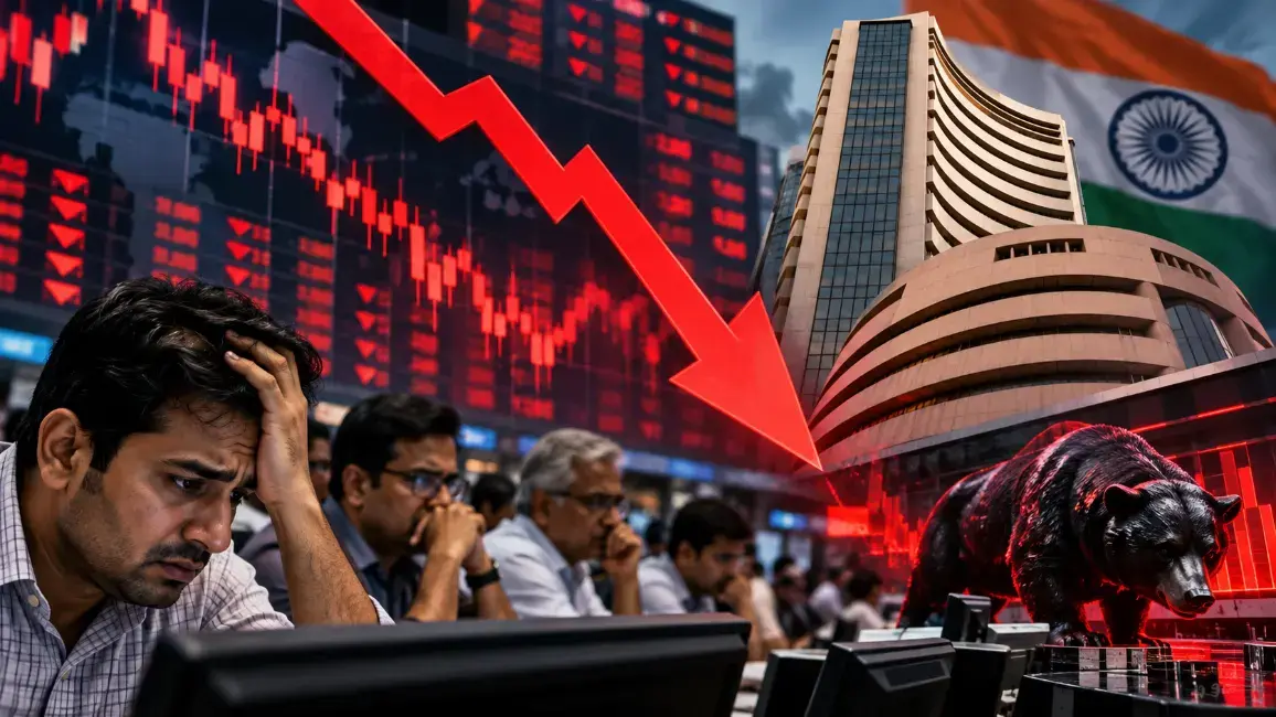 Pressure of Sell-off in Indian Stock Market and Investor Concerns Pressure of Sell-off in Indian Stock Market and Investor Concerns