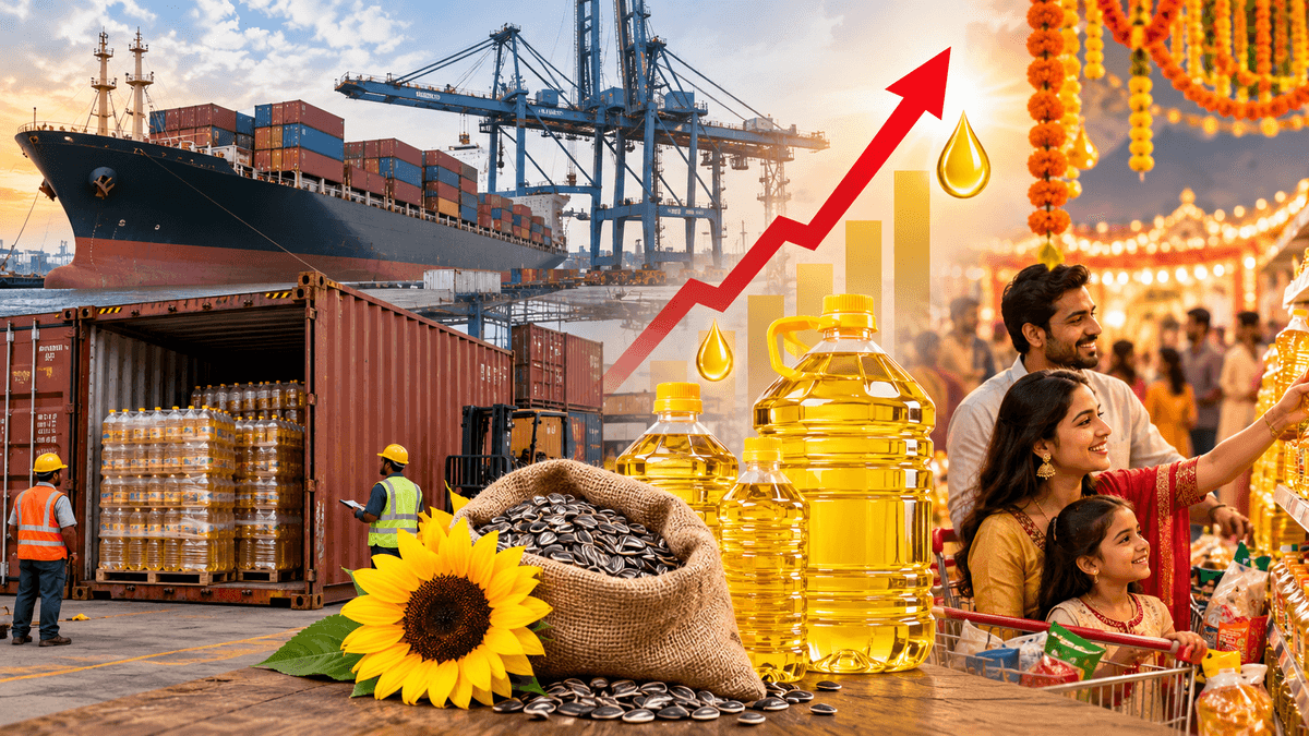 Delay in India's Sunflower Oil Imports, Increased Demand for Edible Oils Before Festivals Delay in India's Sunflower Oil Imports, Increased Demand for Edible Oils Before Festivals