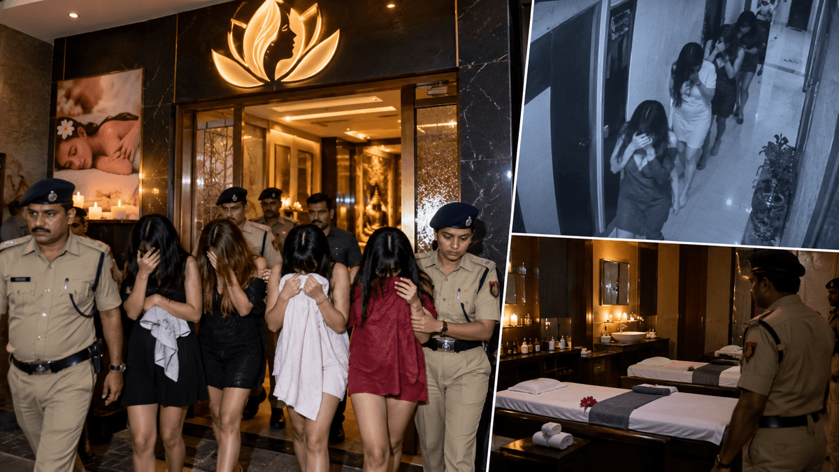 Raid on Unique Spa in Surat, 4 Women Rescued Raid on Unique Spa in Surat, 4 Women Rescued