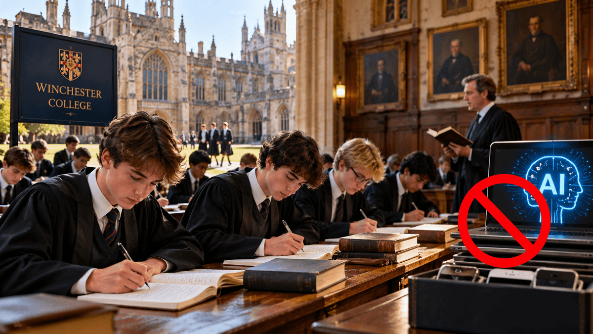Prestigious British Winchester College Emphasises Pen-and-Paper Learning in the AI Era Prestigious British Winchester College Emphasises Pen-and-Paper Learning in the AI Era