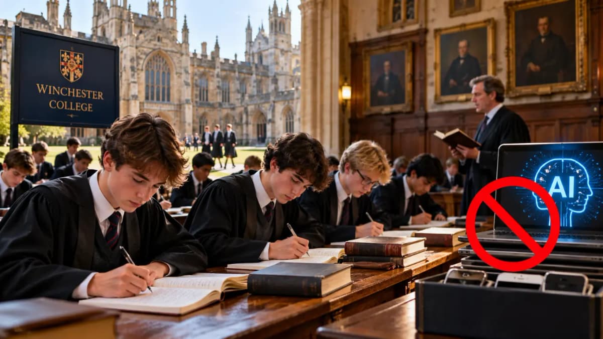 Prestigious British Winchester College Emphasises Pen-and-Paper Learning in the AI Era Prestigious British Winchester College Emphasises Pen-and-Paper Learning in the AI Era