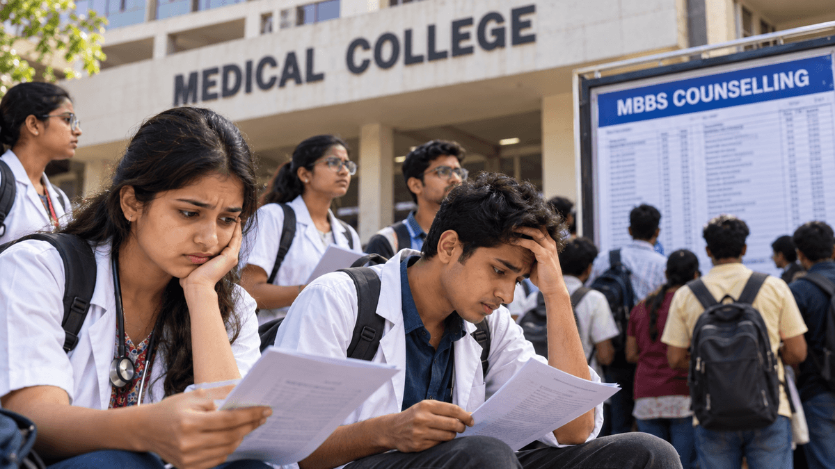 Over 1,000 Government MBBS Seats Opened Too Late, Disadvantaging High-Scoring Students Over 1,000 Government MBBS Seats Opened Too Late, Disadvantaging High-Scoring Students